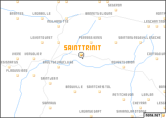 map of Saint-Trinit