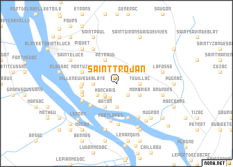 map of Saint-Trojan