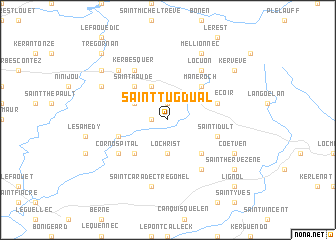 map of Saint-Tugdual