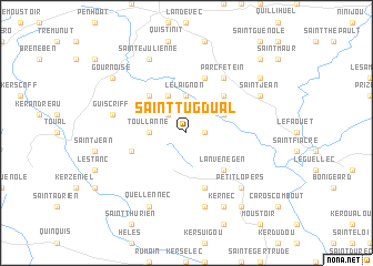 map of Saint-Tugdual