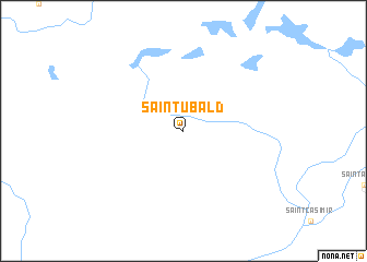 map of Saint-Ubald