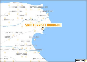 map of Saint-Vaast-la-Hougue