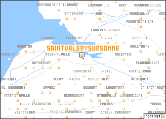 map of Saint-Valéry-sur-Somme