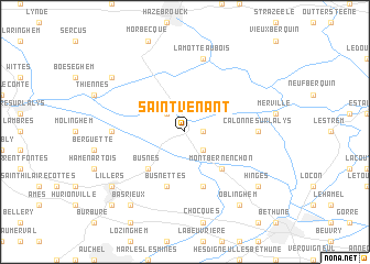 map of Saint-Venant