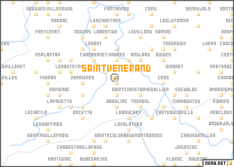 map of Saint-Vénérand