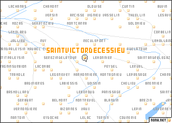 map of Saint-Victor-de-Cessieu