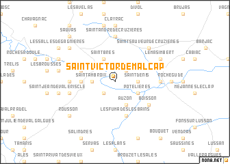 map of Saint-Victor-de-Malcap