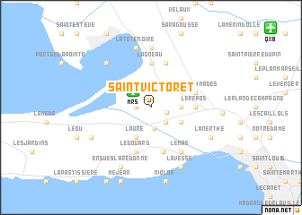 map of Saint-Victoret