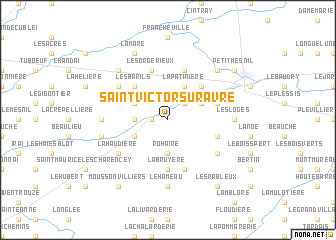 map of Saint-Victor-sur-Avre