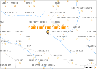 map of Saint-Victor-sur-Rhins