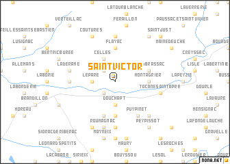 map of Saint-Victor