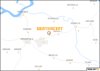 map of Saint Vincent