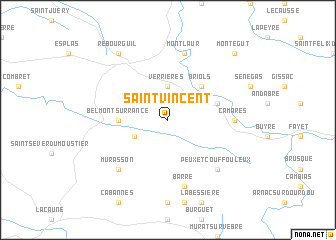 map of Saint-Vincent