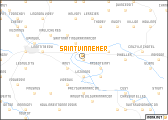 map of Saint-Vinnemer