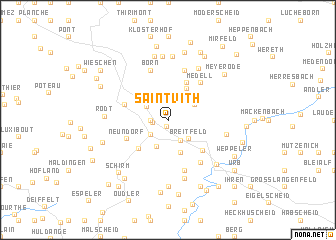 map of Saint-Vith