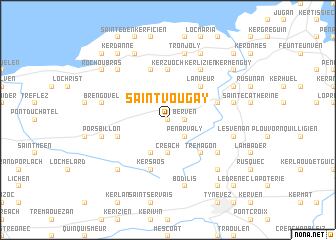 map of Saint-Vougay