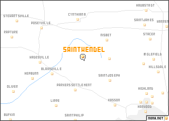 map of Saint Wendel