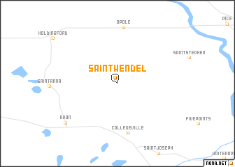 map of Saint Wendel