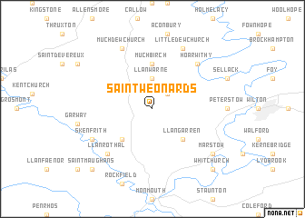 map of Saint Weonards