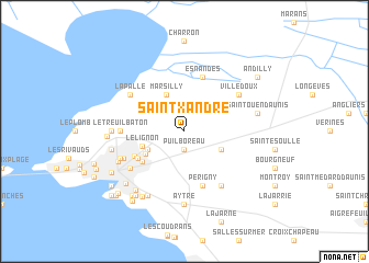 map of Saint-Xandre