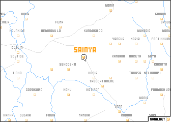 map of Sainya