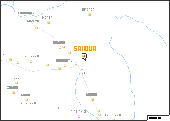 map of Saïoua