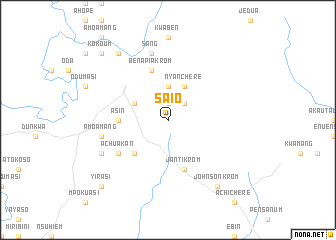 map of Saio
