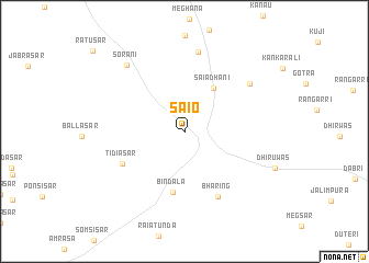 map of Saio