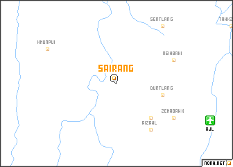 map of Sairang