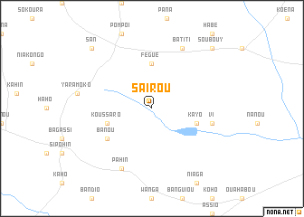 map of Saïrou