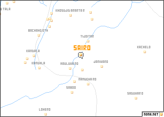 map of Sāiro