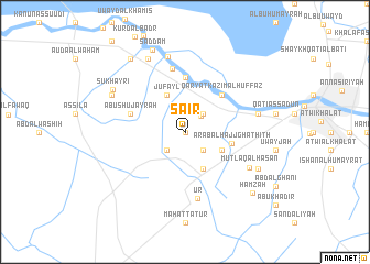 map of Sāʼir