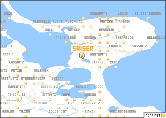 map of Saiser