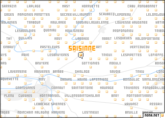 map of Saisinne