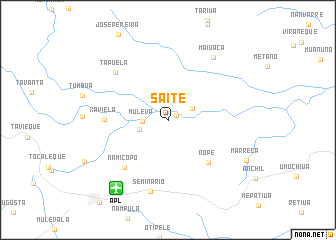 map of Saite