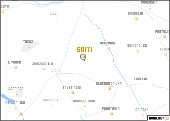 map of Săiţi