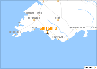 map of Saitsuno