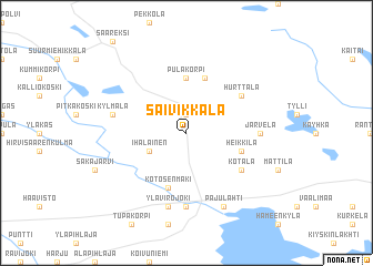 map of Saivikkala