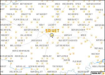 map of Saiwet