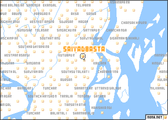 map of Saiyadbasta