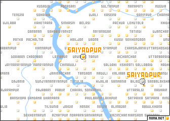 map of Saiyadpur