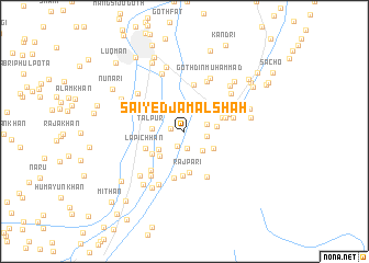 map of Saiyed Jamāl Shāh