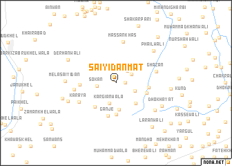 map of Saiyidān Mat