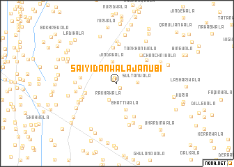 map of Saiyidānwāla Janūbi