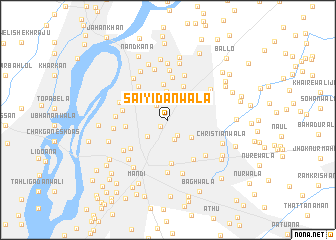 map of Saiyidanwāla