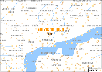 map of Saiyidānwāla