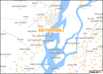 map of Saiyidānwāli