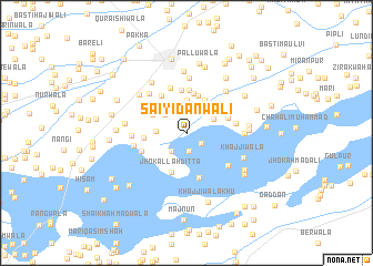 map of Saiyidānwāli