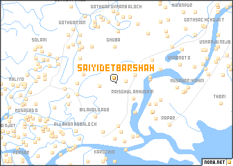 map of Saiyid Etbār Shāh