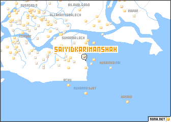 map of Saiyid Karīman Shāh